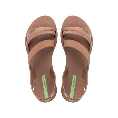 2. Ipanema shoes women's sandals Vibrant Sandal Fem fashionable comfortable brown rubber