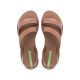 2. Ipanema shoes women's sandals Vibrant Sandal Fem fashionable comfortable brown rubber