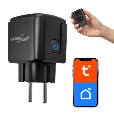 11. GREENBLUE REMOTE CONTROLLED WIFI SOCKET, ANDROID/IOS/ALEXA/GOOGLE HOME, TIMER, WATTMETER, MAX 16A/3840W GB735 B