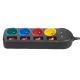 7. MACLEAN POWER STRIP 4 OUTLETS 2XUSB MCE229B