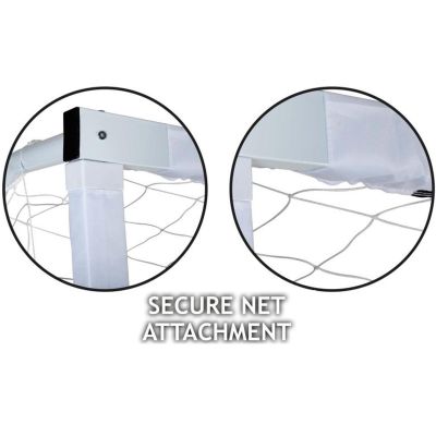 5. GOAL NET 300x200x110CM WHITE-BLACK ENERO