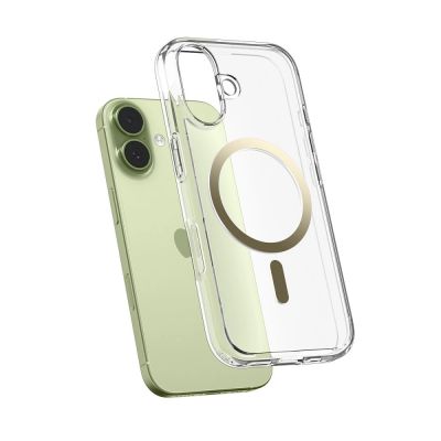 12. Spigen Ultra Hybrid MagSafe Case for iPhone 17 - Transparent Gold