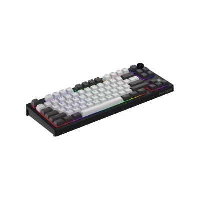4. HATOR Skyfall Pro Wireless 80 Gaming Keyboard USB + RF Wireless + Bluetooth QWERTY US English Black, Gray