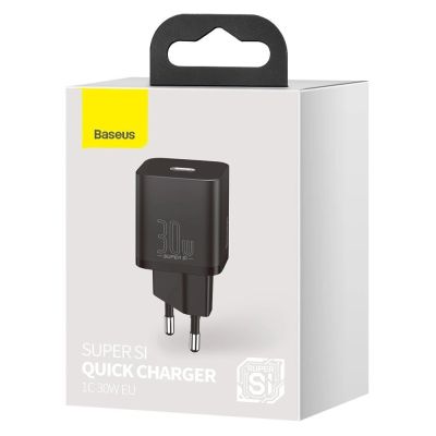 5. Baseus Super Si 1C fast charger USB Type C 30W Power Delivery Quick Charge black (CCSUP-J01)