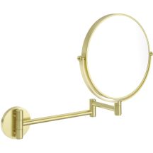 Cosmetic mirror on a movable arm