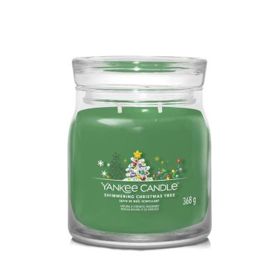 4. Medium Candle SHIMMERING CHRISTMAS TREE YANKEE