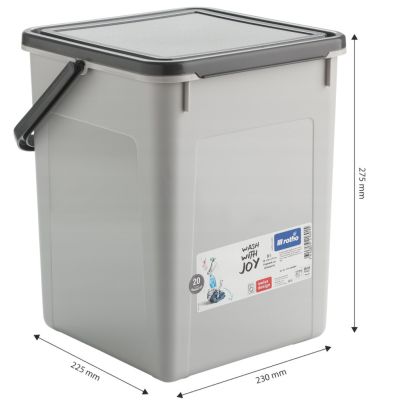 2. ROTHO Detergent container 5kg 9L coolgrey/anthracite