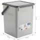 2. ROTHO Detergent container 5kg 9L coolgrey/anthracite