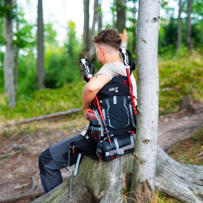 9. NC1993 NORTHLAKE BLACK TOURIST BACKPACK 30L+10 NILS CAMP