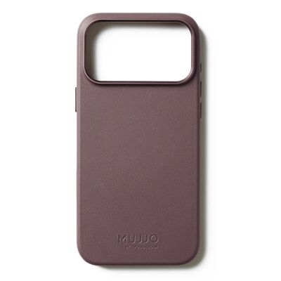 5. Mujjo Leather Case - leather case for iPhone 17 Pro Max compatible with MagSafe (bronze red)