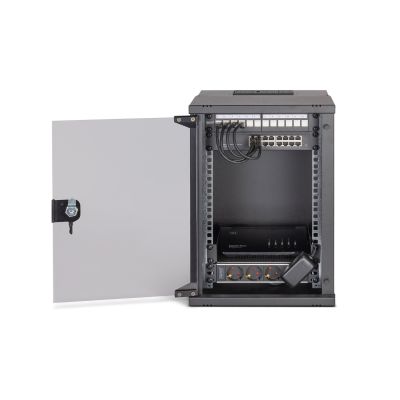 6. 10" network package, 9U rack and hardware, bl SOHO Pro version, no assembly required