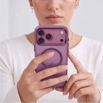 8. Tech-Protect MagZero MagSafe Case for iPhone 17 Pro Max / 18 Pro Max - Burgundy Matte