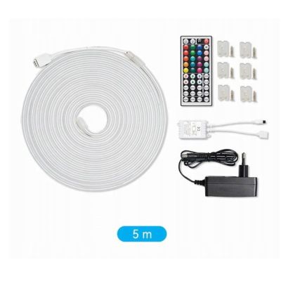2. Vention Silicone Neon LED Strip with IR Remote and DC 12V Power Supply 5m