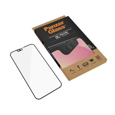 5. PanzerGlass E2E Microfracture Tempered Glass for iPhone 13 Mini CamSlider Case Friendly AntiBacterial - Black