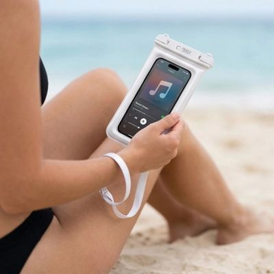 7. Tech-Protect UWC7 6.9" Waterproof Case - White