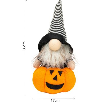 5. DECORATIVE PUMPKIN FIGURE 35CM LED HALLOWEEN ORANGE
