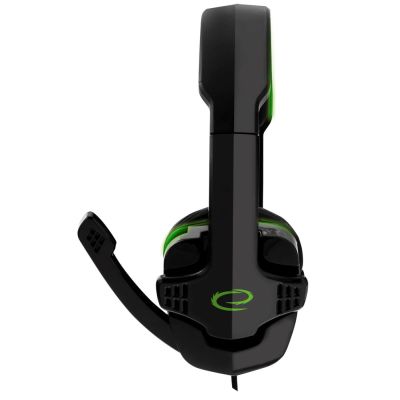 6. Esperanza EGH310G headphones (black, green)