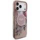 4. Guess IML Flowers Pearl Strap MagSafe Case for iPhone 18 Pro / 17 Pro – Pink