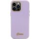 3. Guess Glitter Glossy Script case for iPhone 15 Pro - lilac