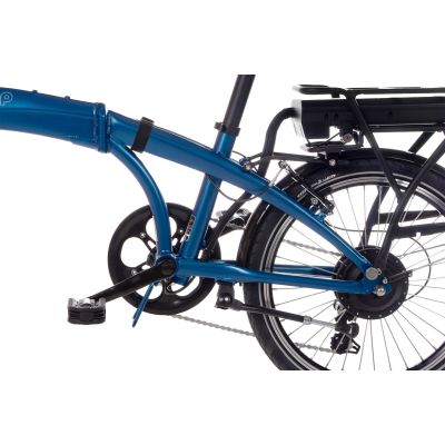 17. Snapp City-E Blue Folding Electric Bike