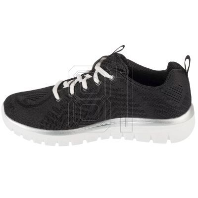 2. Skechers Graceful - Get Connected 12615W-BKW Black 36
