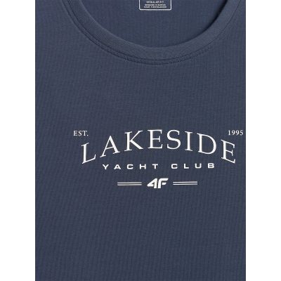 6. Men's regular sleeveless T-shirt with print 4F 4FRSS26TSLEM331-31S
