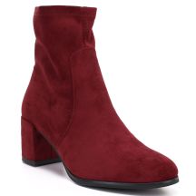 Sergio Leone BT-55 Burgundy Women's Ankle Boots