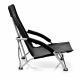 2. Meteor Coast beach lounger black
