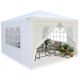 3. GARDEN TENT PAVILION 3X4X2.5M WHITE SASKA GARDEN