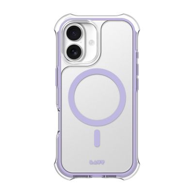 5. LAUT AERO PROTECT mobile phone case 16 cm (6.3") Purple, Transparent