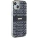 4. DKNY IML Mono & Stripe MagSafe Case for iPhone 15/14/13 - Black