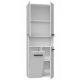 6. NEL BATHROOM COLUMN WHITE 1 BASKET SHORT DOOR KP