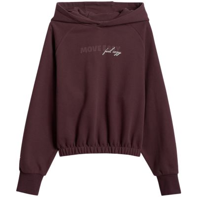 2. Women's sweatshirt 4F F2175 dark brown 4FWSS26TSWSF2175 80S