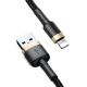 2. Baseus Cafule USB-A / Lightning 2A QC 3.0 cable 3 m - black and gold