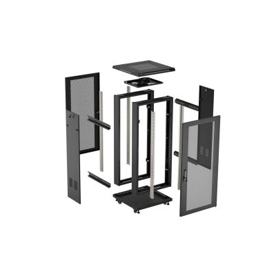 7. LANBERG FLOOR CABINET 18U 600X600 BLACK