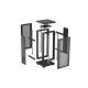 7. LANBERG FLOOR CABINET 18U 600X600 BLACK