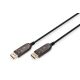 5. DP/DP M/M Cable Black 15m DisplayPort 1.4 Hybrid AOC 8K 60Hz UHD
