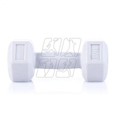 2. Spokey Monster II 2x1kg Dumbbell Set GY 920896