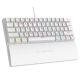 5. RAMPAGE MECHANICAL KEYBOARD PLOWER K60 White