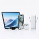 16. Baseus Airpow Lite 10000mAh 22.5W Power Bank with Built-in USB-C and Lightning Cables - White