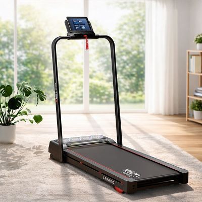 4. XBLITZ FOLDABLE 2-IN-1 HOME TREADMILL X-RUNNER2
