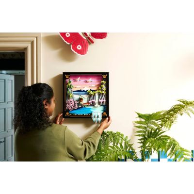 15. LEGO Art 31218 Japanese Landscape with Cherry Blossoms