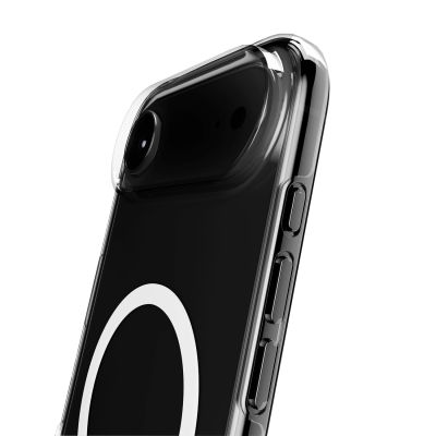 7. Puro Impact Clear D3O TPU+PC MagSafe Compatible Case for iPhone 17 Air - Transparent