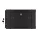 11. WALL-HUNG RACK CABINET 19" 4U 600X450 BLACK PERFORATED DOOR LANBERG (FLAT PACK)