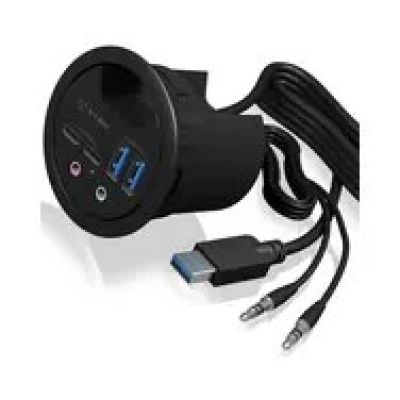 4. ICY BOX IB-HUB1403B electric socket Anthracite