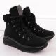 38. Waterproof insulated women's hiking boots in black Rieker 48034-00