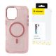 Wozinsky Glitter Case with Mag Safe for Samsung Galaxy S25 - Pink with Glitter