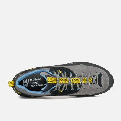 6. Garmont Dragontail LT Evo Approach Shoes - December Grey/Lemon Yellow