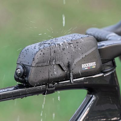 5. Rockbros AS-134 ROAD TO SKY waterproof bike frame bag 0.6 l - black