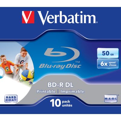 Verbatim BD-R BluRay disc, 50GB, 6x DLP/DL/IWP